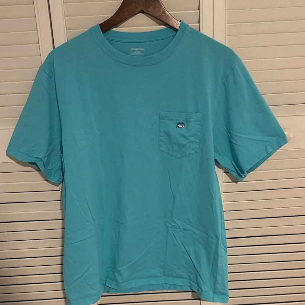 Southern Tide Aqua Short Sleeve Tee - Picture 1 of 4